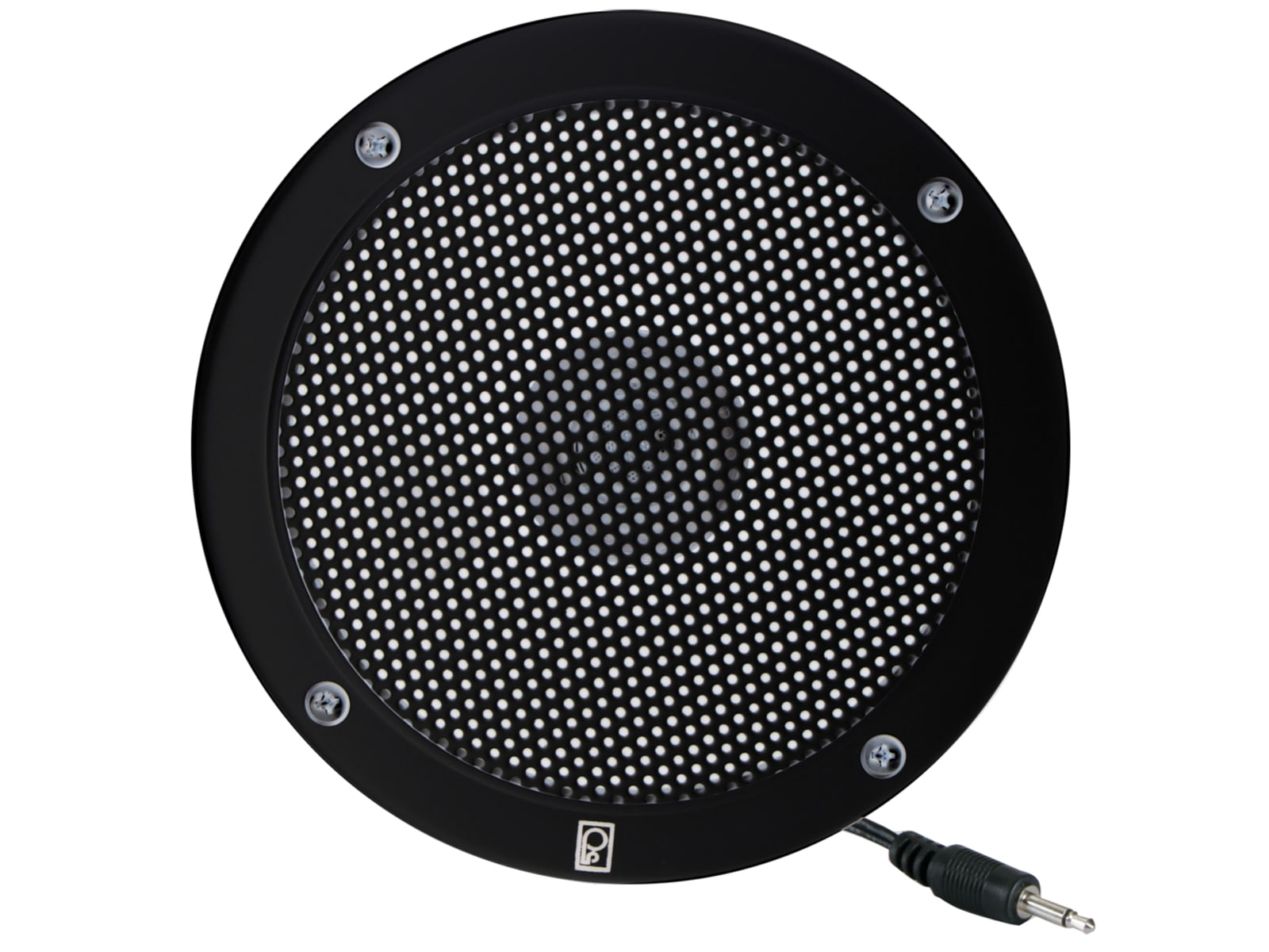 Poly-Planar 5" VHF Extension Speaker - Flush Mount - Single Black MA1000RB
