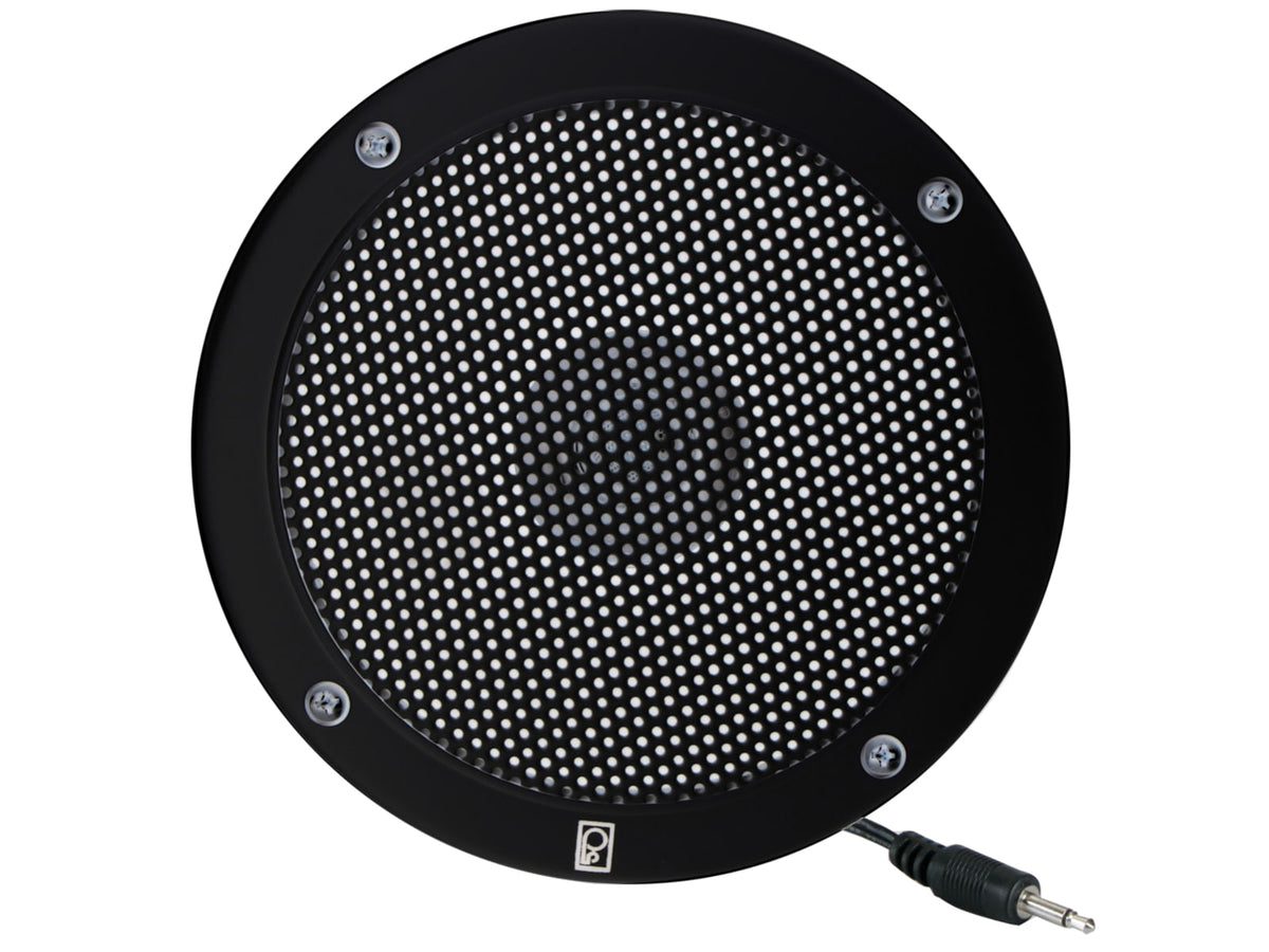 Poly-Planar 5" VHF Extension Speaker - Flush Mount - Single Black MA1000RB