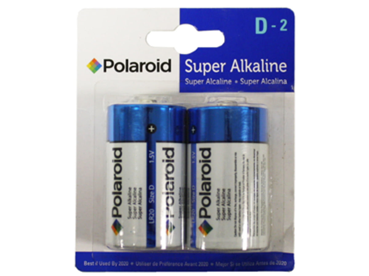 Polaroid 2-pack D Cell - 27084