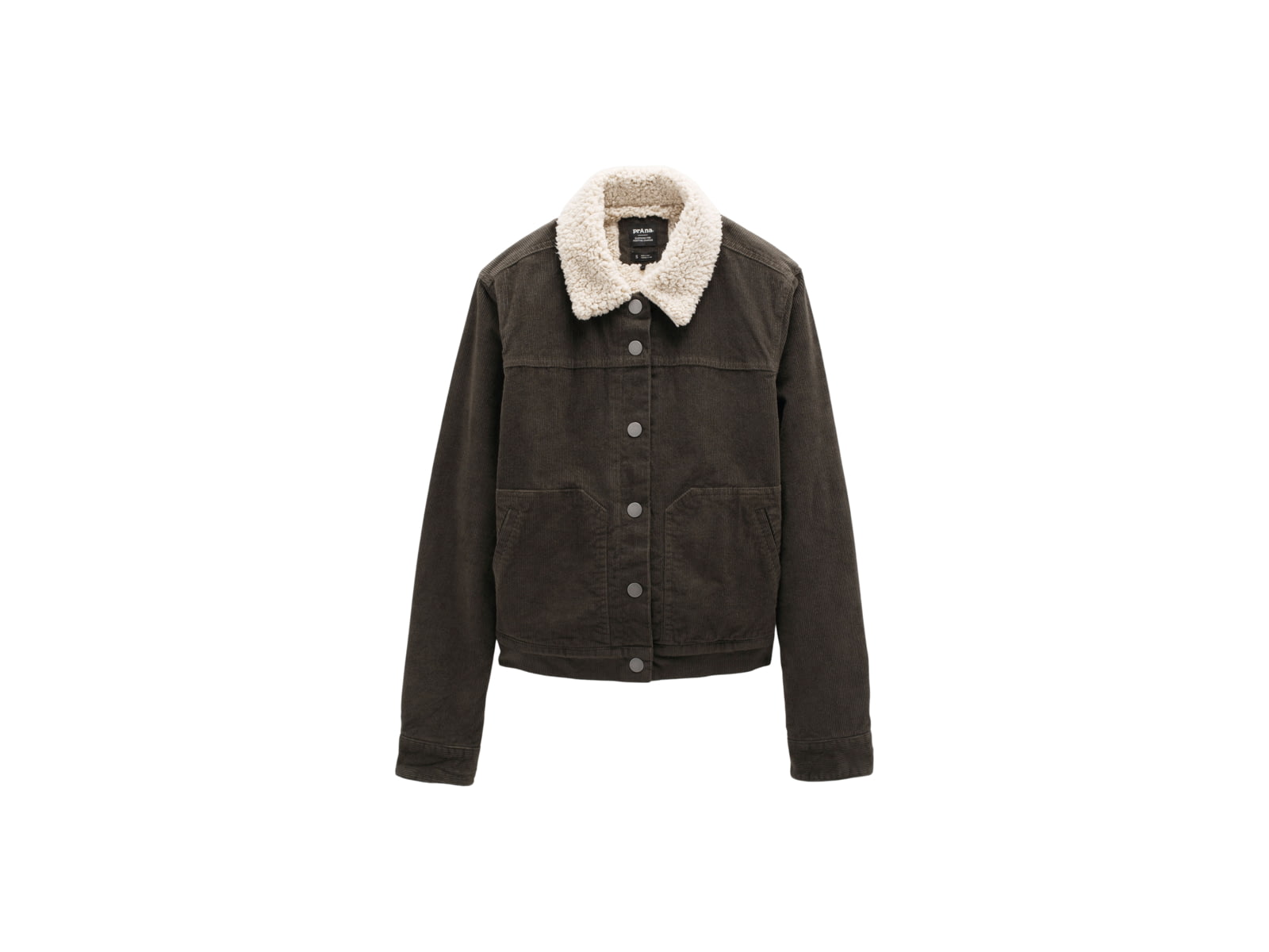 prAna Ashland Cord Jacket - Women's Black Olive Extra Small