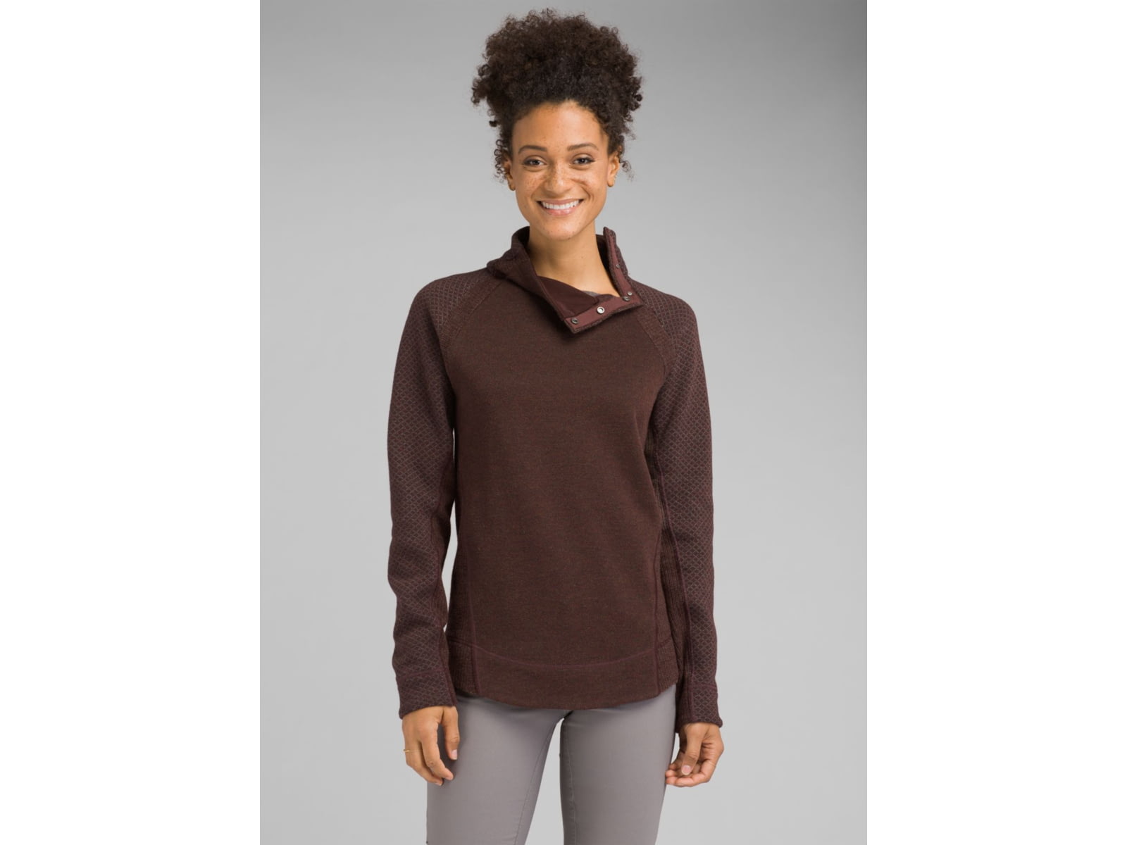prAna Brandie Sweater - Women's Cocoa Heather Extra Small