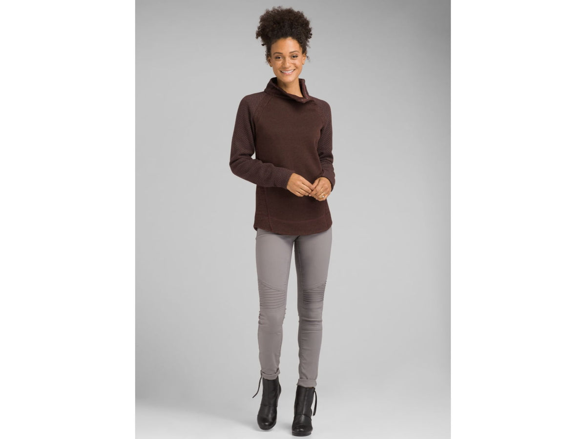 prAna Brandie Sweater - Women's Cocoa Heather Extra Small W23180549-CZHT-XS