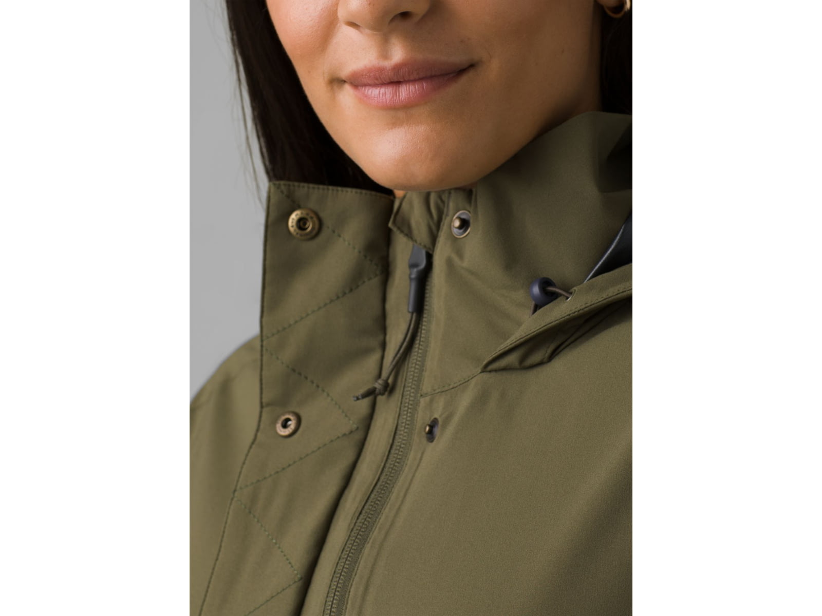 prAna Othello Falls Trench - Womens Cargo Green XS