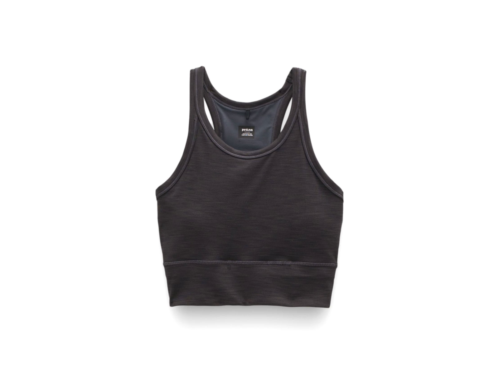 prAna Becksa Bralette - Womens Black Heather S 1970491-001-S