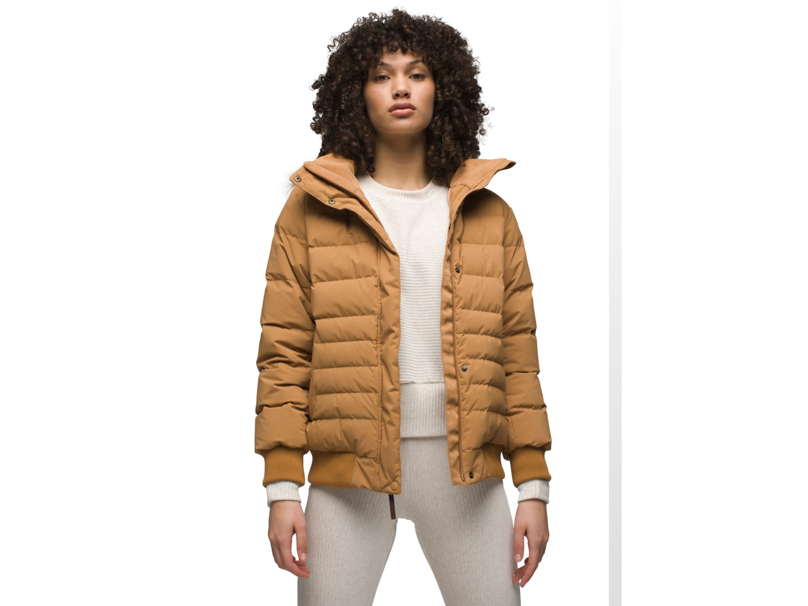 prAna Shiroma Bomber Jacket - Women's Camel Extra Small