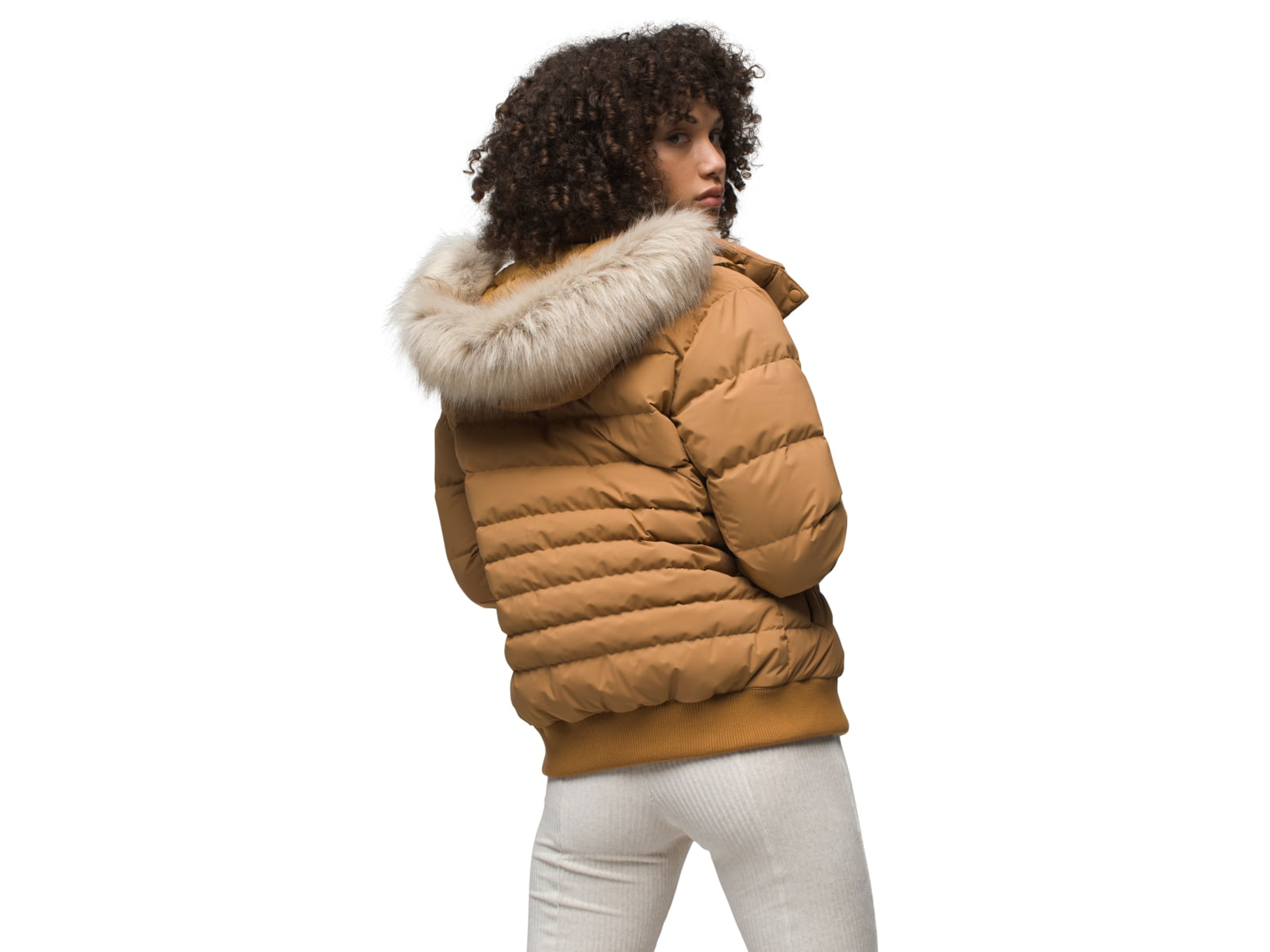prAna Shiroma Bomber Jacket - Women's Camel Extra Small