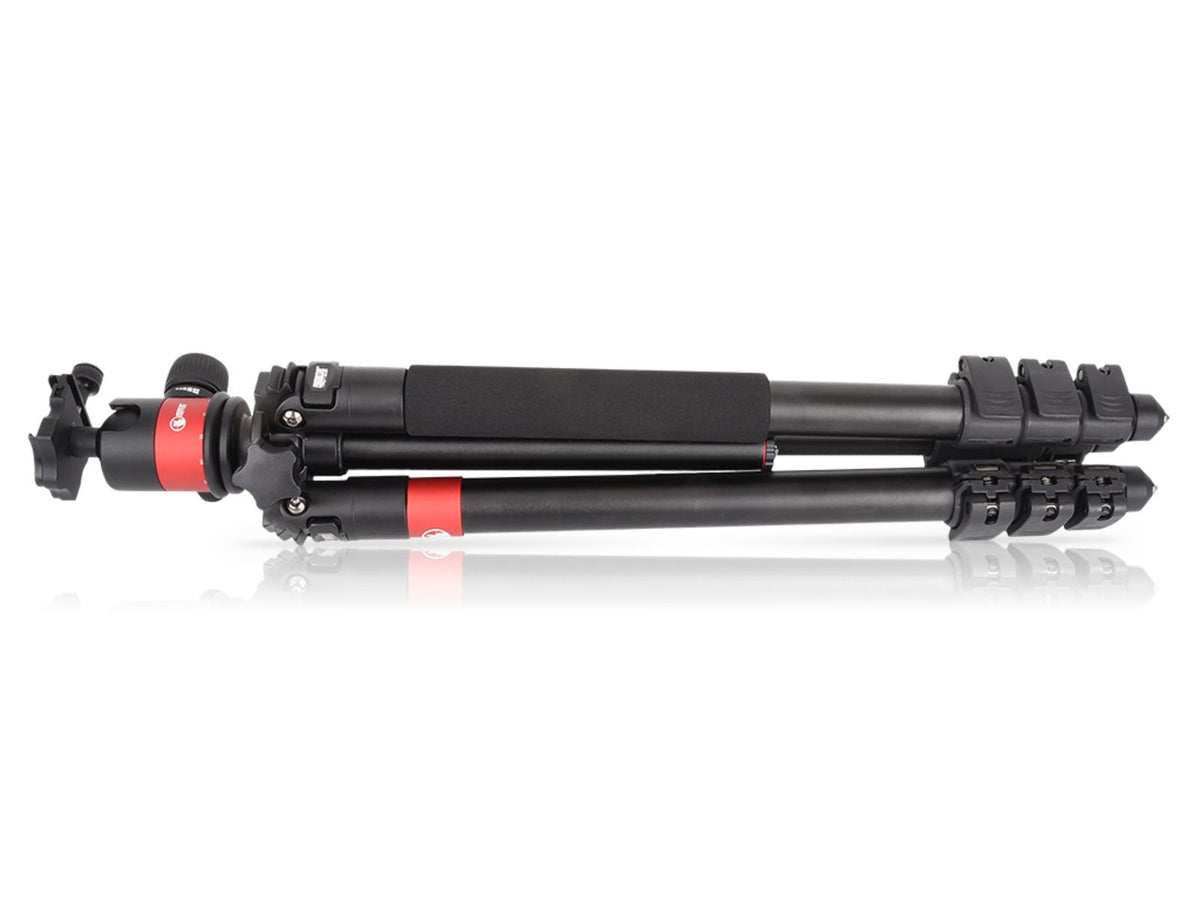 Predator Tactics DeadEye Rifle Tripod System Matte Black/Red Aluminum Finish 97499