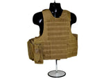 Sniper Cross Draw Tactical Multi Function Vest Tan ASVT02-T