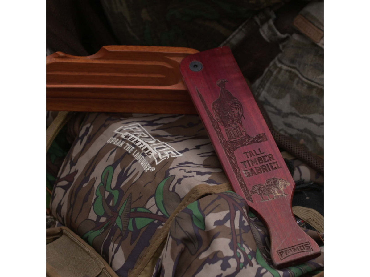 Primos Hunting Tall Timber Gabriel Wood Grain Sided w/Thumb Holes E/F
