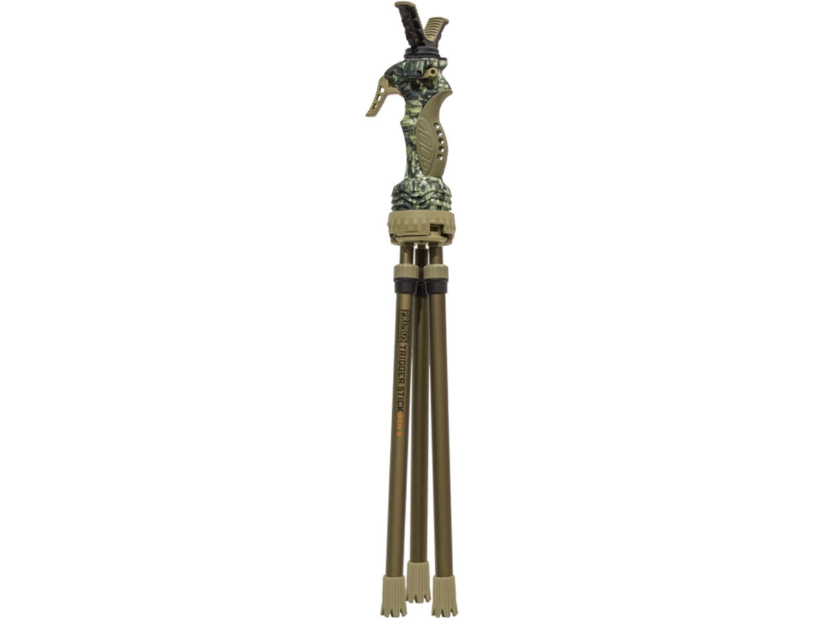Primos Hunting Trigger Stick Gen3 Tripod 18-30in - Clam Camo