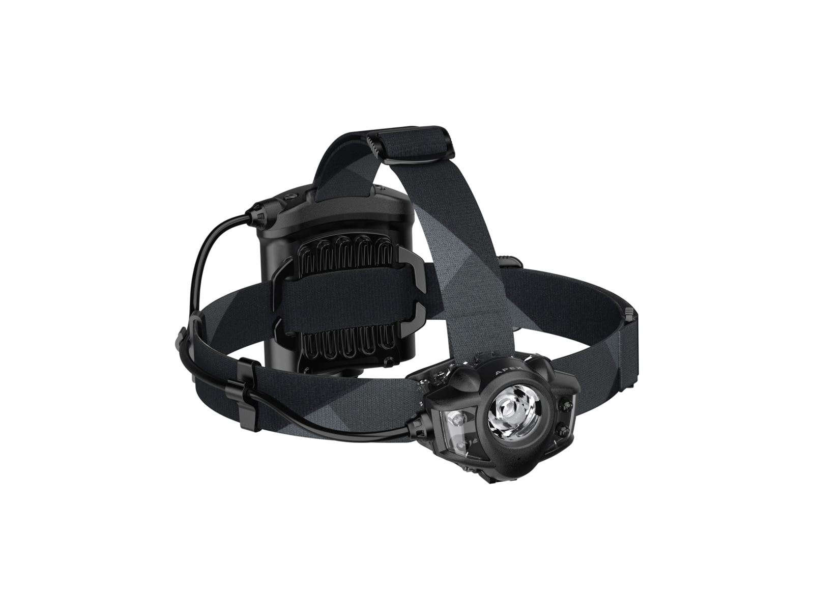 Princeton Tec Apex White/White Led Headlamps 650 Lumens Black/Dark Gray APX21-BK/DK