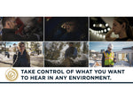 Pro Ears Stealth Bluetooth Elite Earplugs PEEBBLKE
