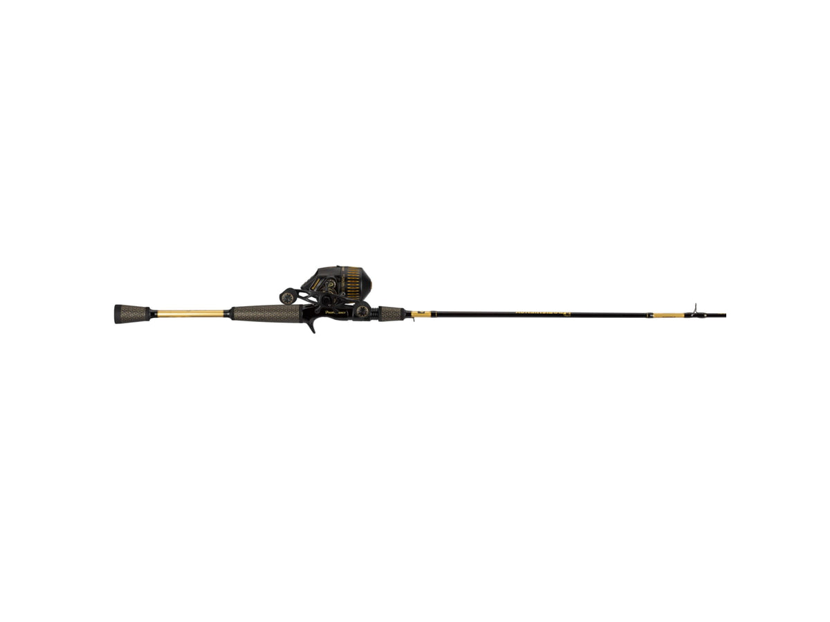 ProFISHiency 6ft8in Sniper Spincast Combo Black Gold Black 2pc SNIPERCB