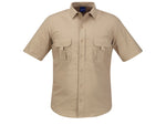 PROPPER Summerweight Tactical Mens Short Sleeve Shirt Khaki L