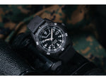 ProTek Model PT1211 USMC Analog Watch 42mm Case Diameter Carbon Composite Bezel Black Rubber Strap PT1211