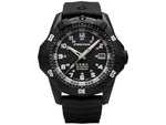 ProTek Model PT1211 USMC Analog Watch 42mm Case Diameter Carbon Composite Bezel Black Rubber Strap PT1211
