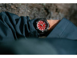 ProTek Model PT1212 USMC Analog Watch 42mm Case Diameter Carbon Composite Bezel Black Rubber Strap PT1212
