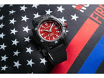ProTek Model PT1212 USMC Analog Watch 42mm Case Diameter Carbon Composite Bezel Black Rubber Strap PT1212