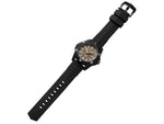 ProTek Model PT1216 USMC Analog Watch 42mm Case Diameter Carbon Composite Bezel Black Rubber Strap PT1216