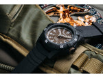 ProTek Model PT1216 USMC Analog Watch 42mm Case Diameter Carbon Composite Bezel Black Rubber Strap PT1216