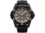 ProTek Model PT1216 USMC Analog Watch 42mm Case Diameter Carbon Composite Bezel Black Rubber Strap PT1216
