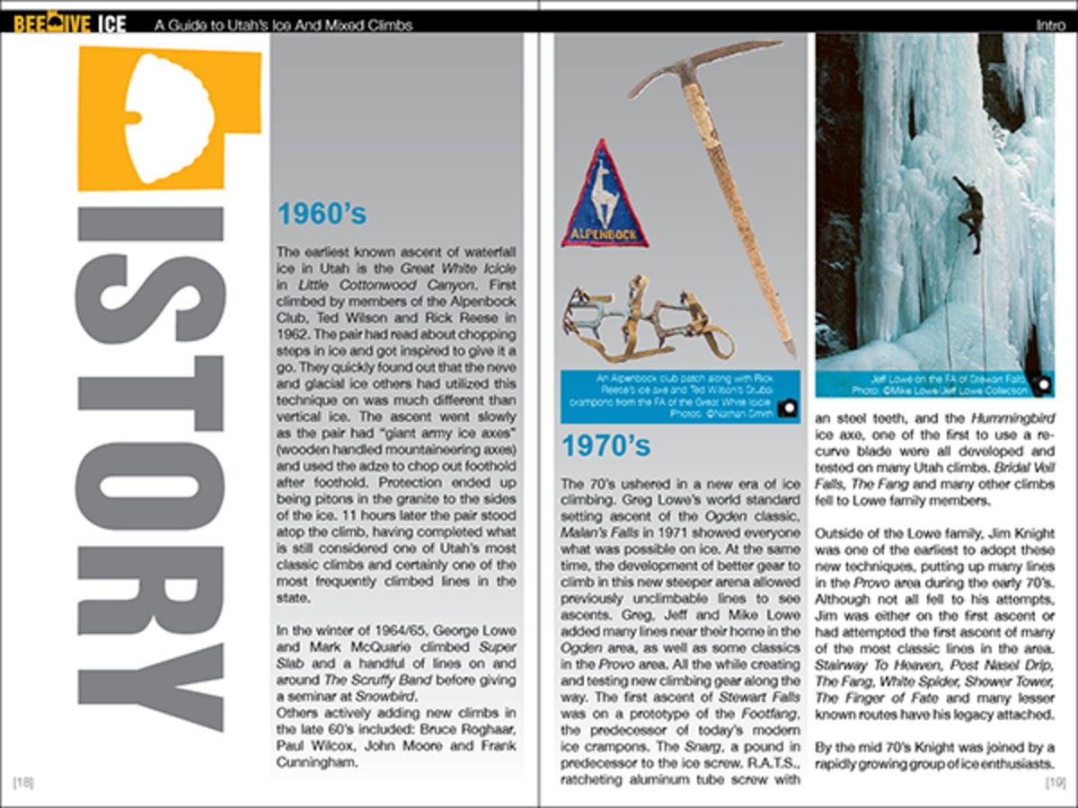 Pull Publishing Beehive Ice: A Guide To Utah's Ice And Mixed Climbs Multi 139120