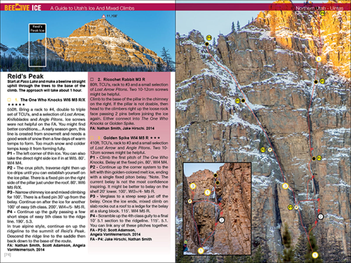 Pull Publishing Beehive Ice: A Guide To Utah's Ice And Mixed Climbs Multi 139120