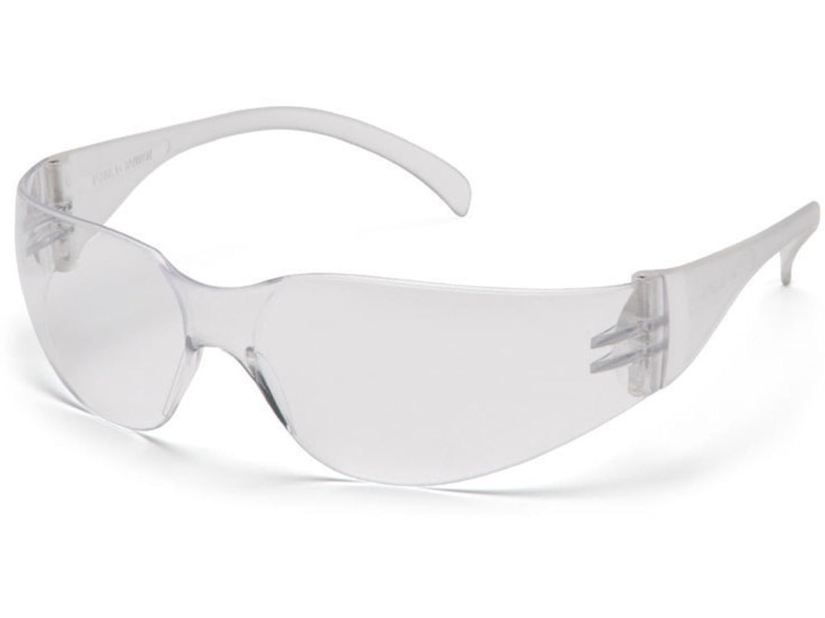 Pyramex 4100 Series Safety Glasses - Clear-Hardcoated Lens Clear Frame S4110S