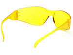 Pyramex 4100 Series Safety Eyewear - Amber-Hardcoated Lens Amber Frame