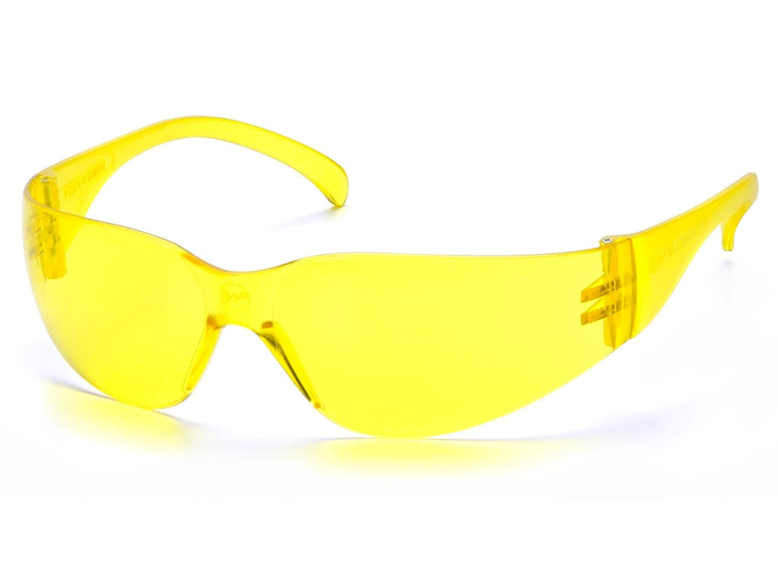 Pyramex 4100 Series Safety Eyewear - Amber-Hardcoated Lens Amber Frame