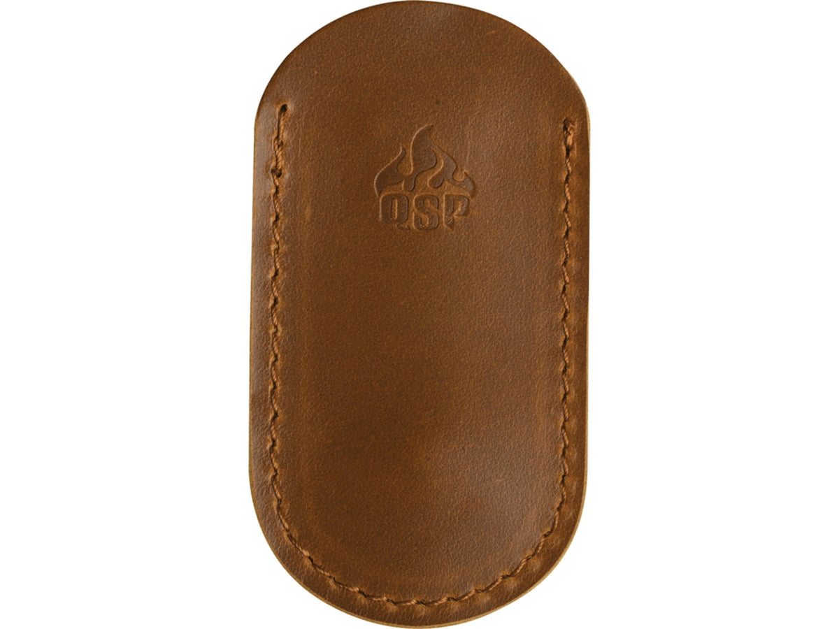 QSP Knife Leather Sheath Light Brown QSP003A