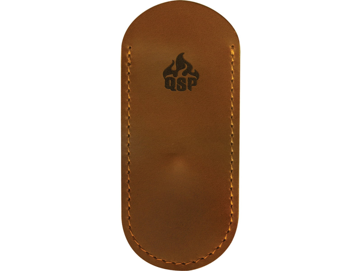QSP Knife Leather Sheath Lt Brn QSP002A