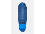 Rab Ascent 10F Sleeping Bag Left Zip Tempest Blue/Maya Blue QSN-03-TBM-REG-LZ