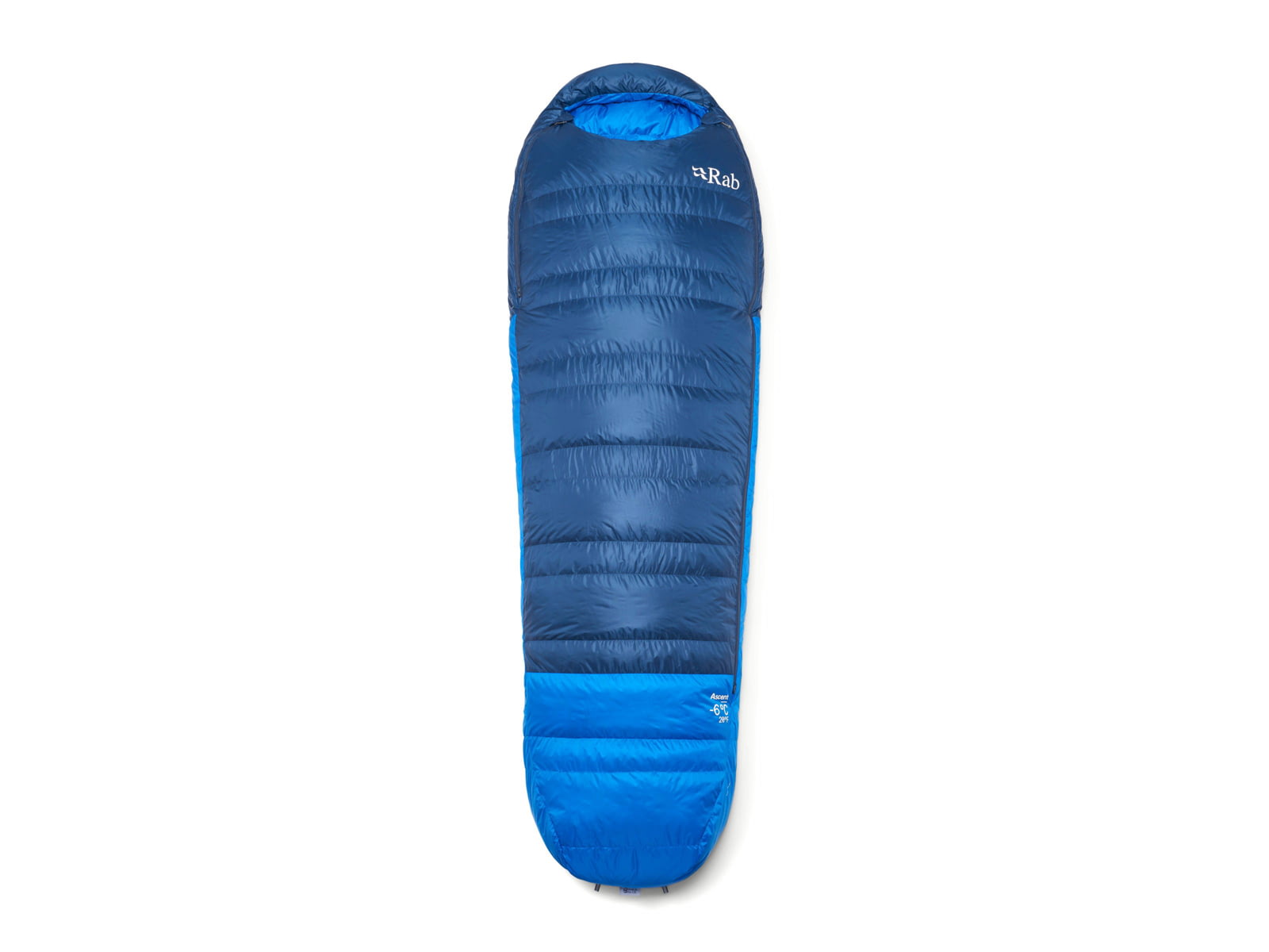 Rab Ascent 20F Sleeping Bag Left Zip Tempest Blue/Maya Blue QSN-01-TBM-REG-LZ