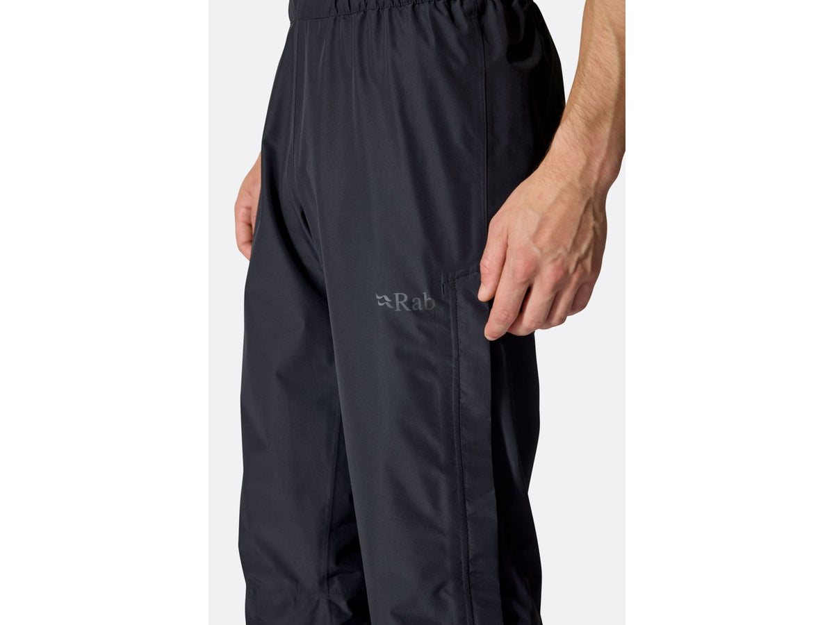 Rab Downpour Pants - Man's Black 2XL QWI-27-BLK-XXL