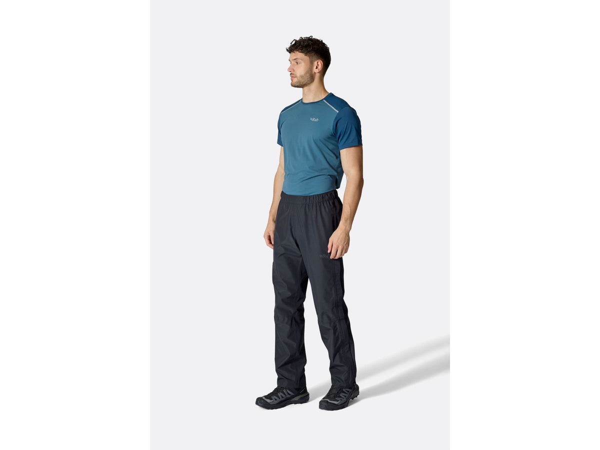Rab Downpour Pants - Man's Black 2XL QWI-27-BLK-XXL