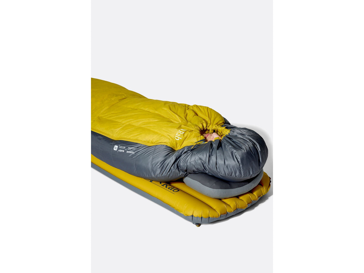 Rab Neutrino 0F Sleeping Bag Left Zip Graphene/Dark Pollen QSN-20-GDP-REG-LZ