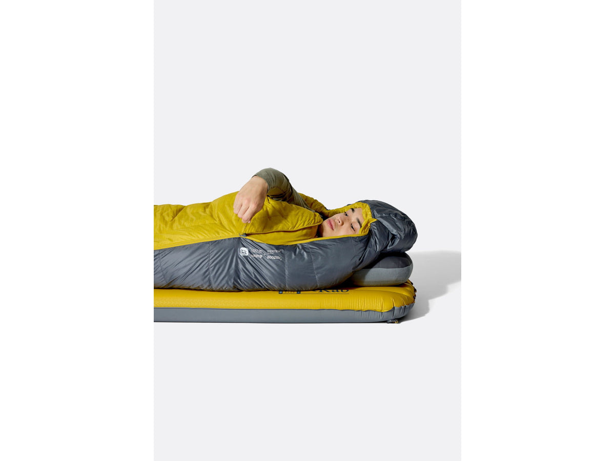 Rab Neutrino 20F Sleeping Bag Left Zip Graphene/Dark Pollen QSN-16-GDP-REG-LZ