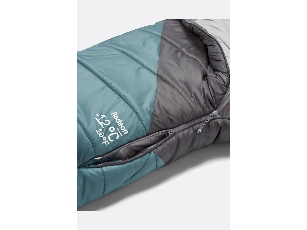Rab Radeon 20F Sleeping Bag Left Zip Sage/Graphene QSS-23-SGH-REG-LZ