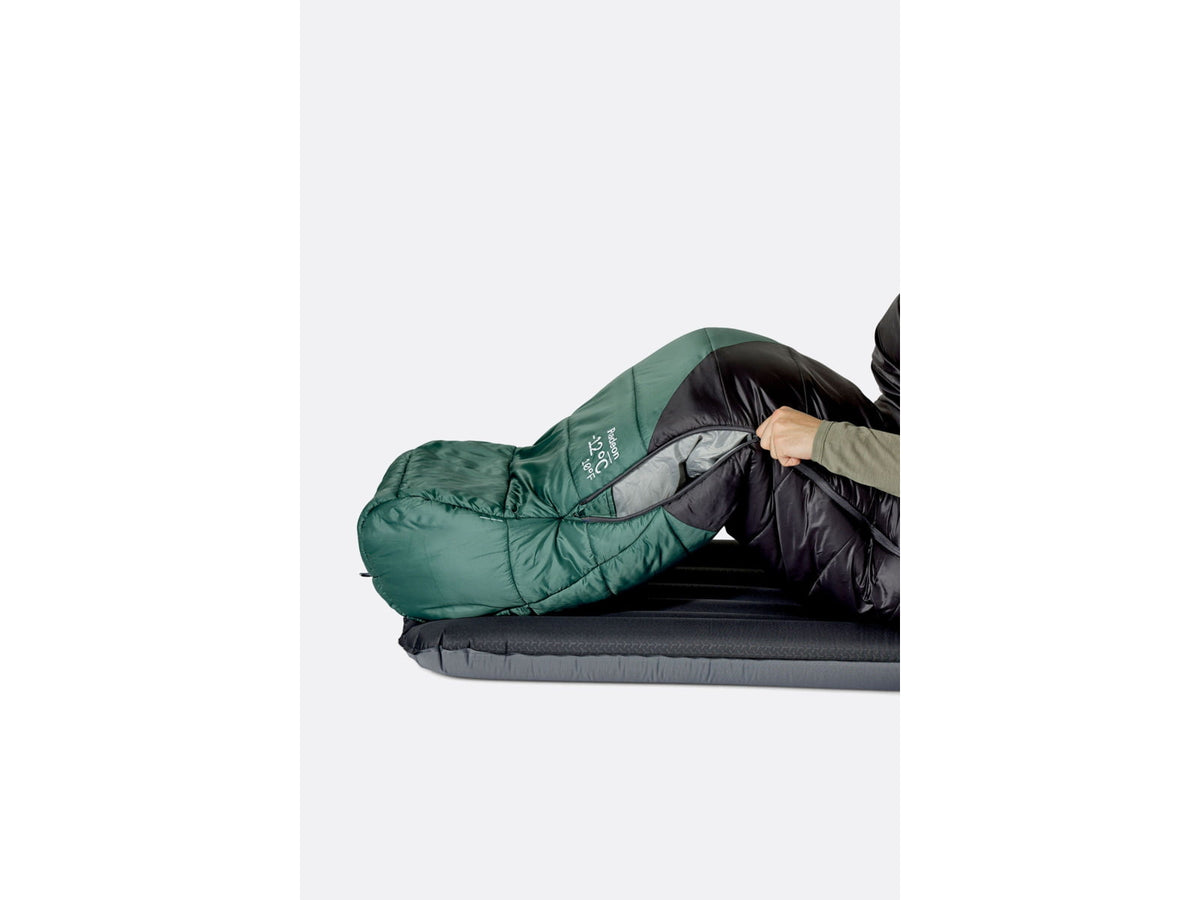 Rab Radeon 20F Sleeping Bag Left Zip Sage/Graphene QSS-23-SGH-REG-LZ