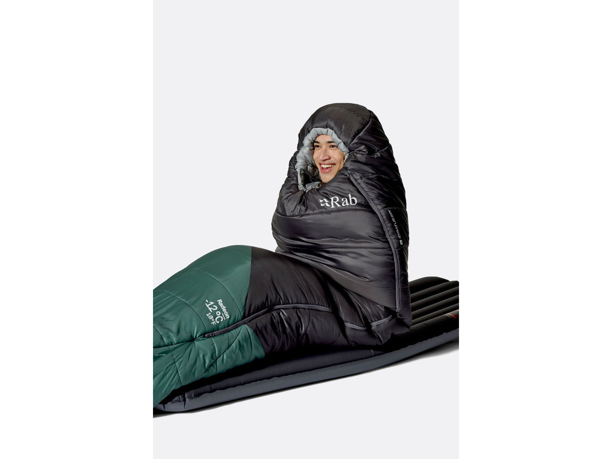 Rab Radeon 20F Sleeping Bag Left Zip Sage/Graphene QSS-23-SGH-REG-LZ