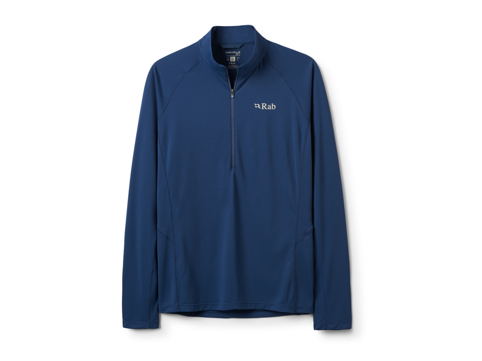 Rab Sonic Long Sleeve Zip - Men's Beluga Large