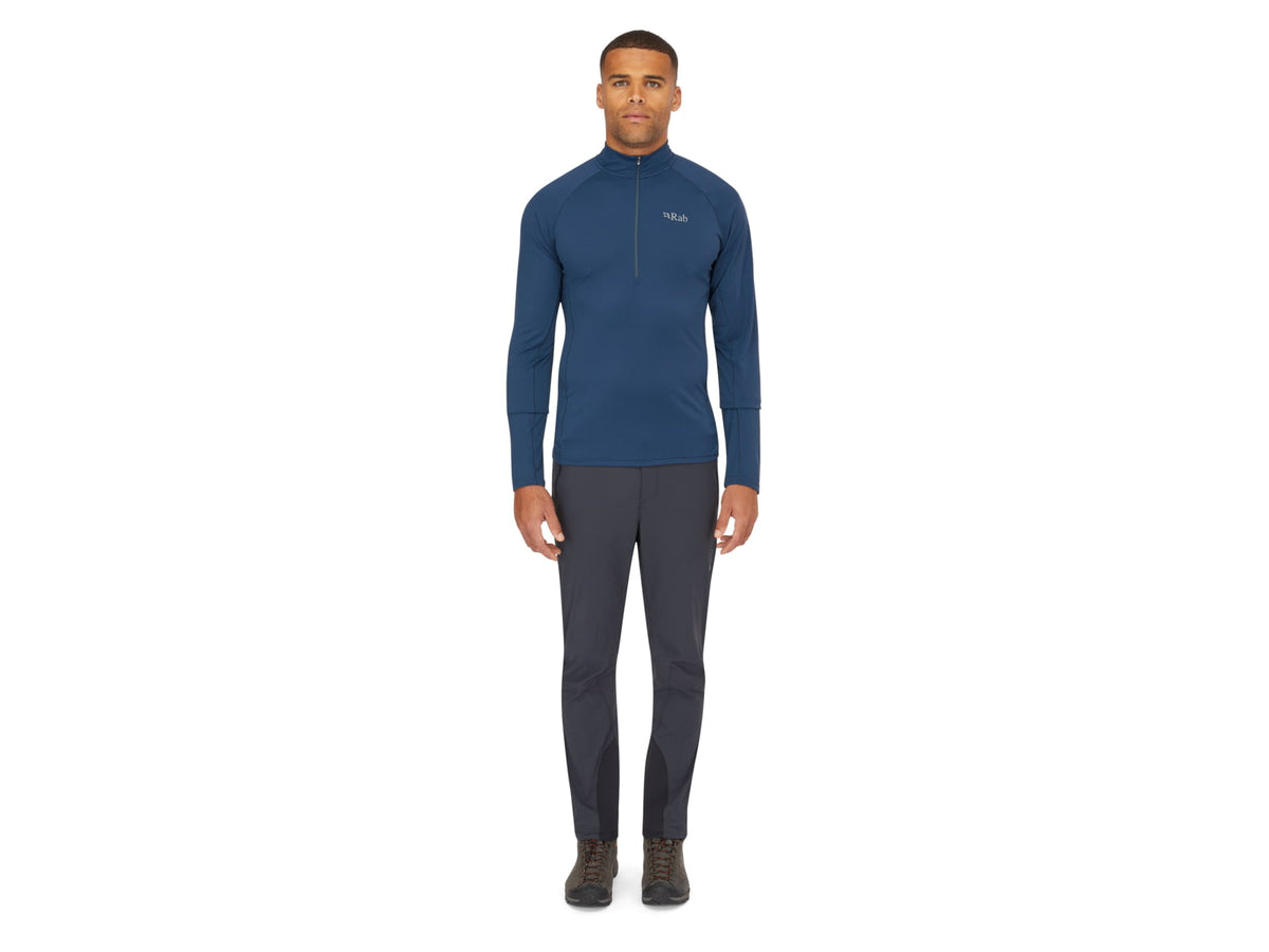 Rab Sonic Long Sleeve Zip - Men's Beluga Large