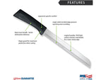 Rada Cutlery Anthem Bread Knife 8" Blk Bag RDCW443