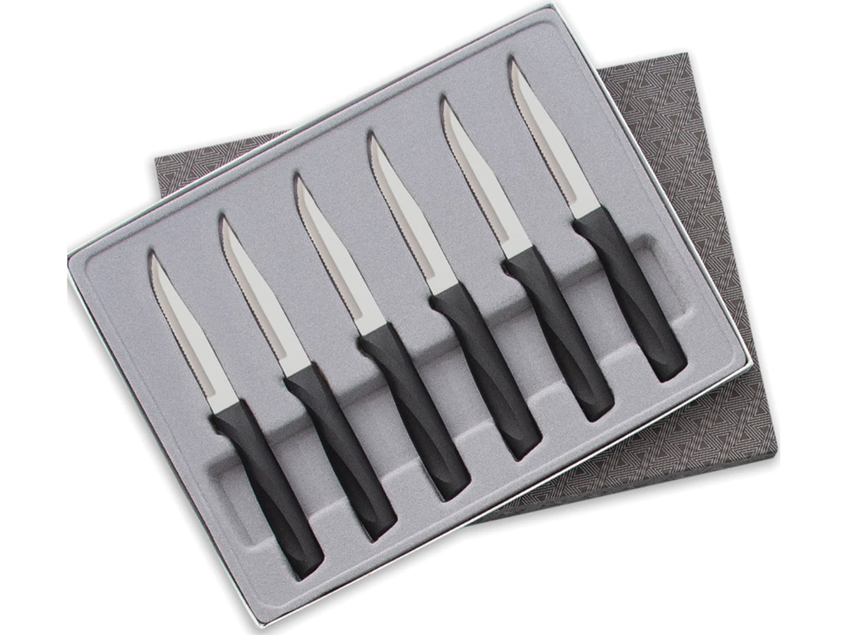 Rada Cutlery Anthem Serrated Steak Set Blk RDCG46S