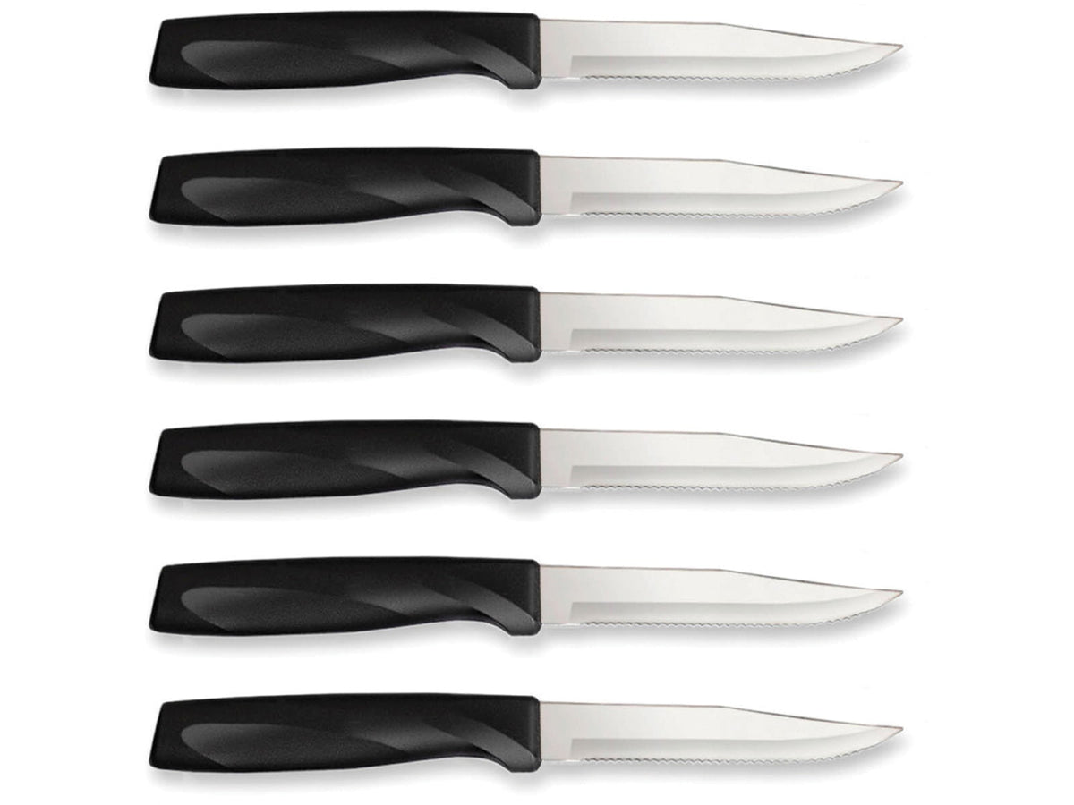 Rada Cutlery Anthem Serrated Steak Set Blk RDCG46S