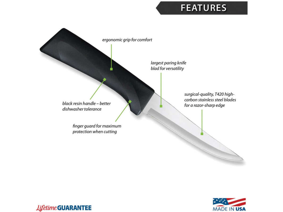 Rada Cutlery Anthem Super Parer Blk Bag RDCW427