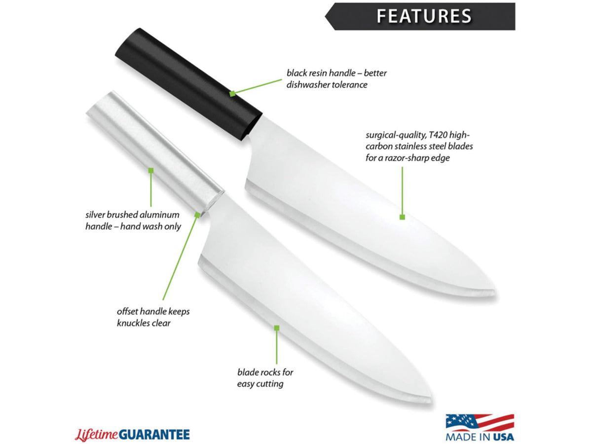 Rada Cutlery French Chef's Knife Blk Bag RDCW231