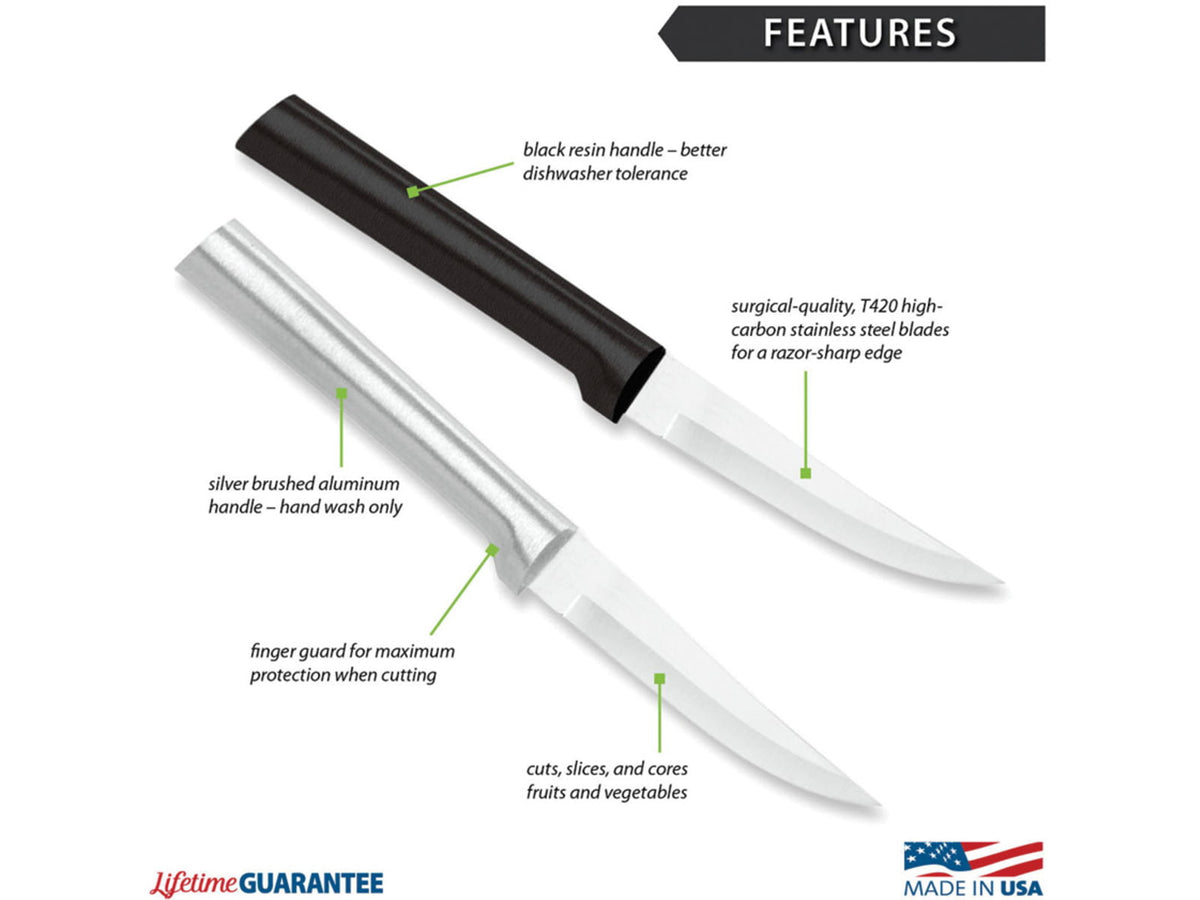 Rada Cutlery Heavy Duty Paring Blk Bulk RDCW203