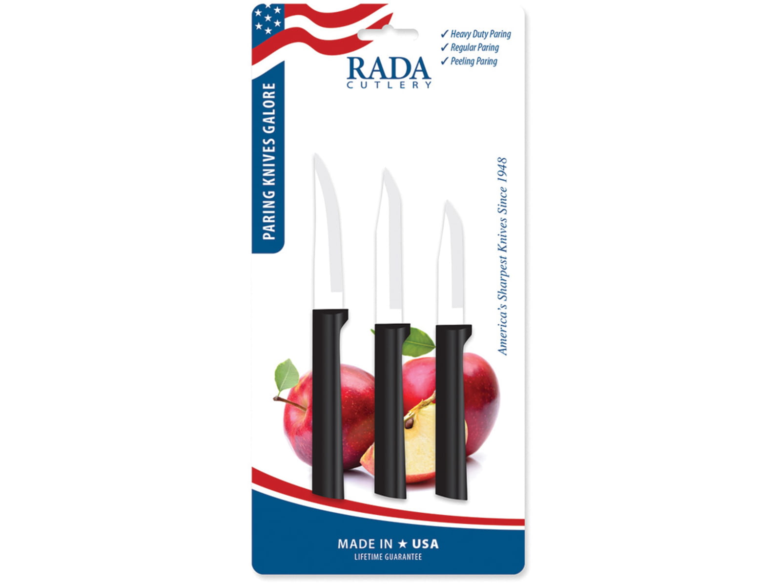 Rada Cutlery Paring Knives Galore Set Blk RDCDG201